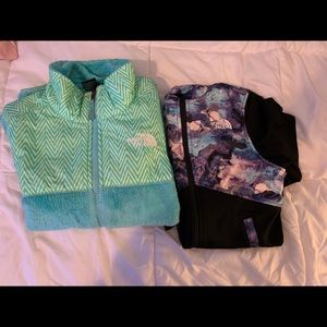 girls north face jackets size large